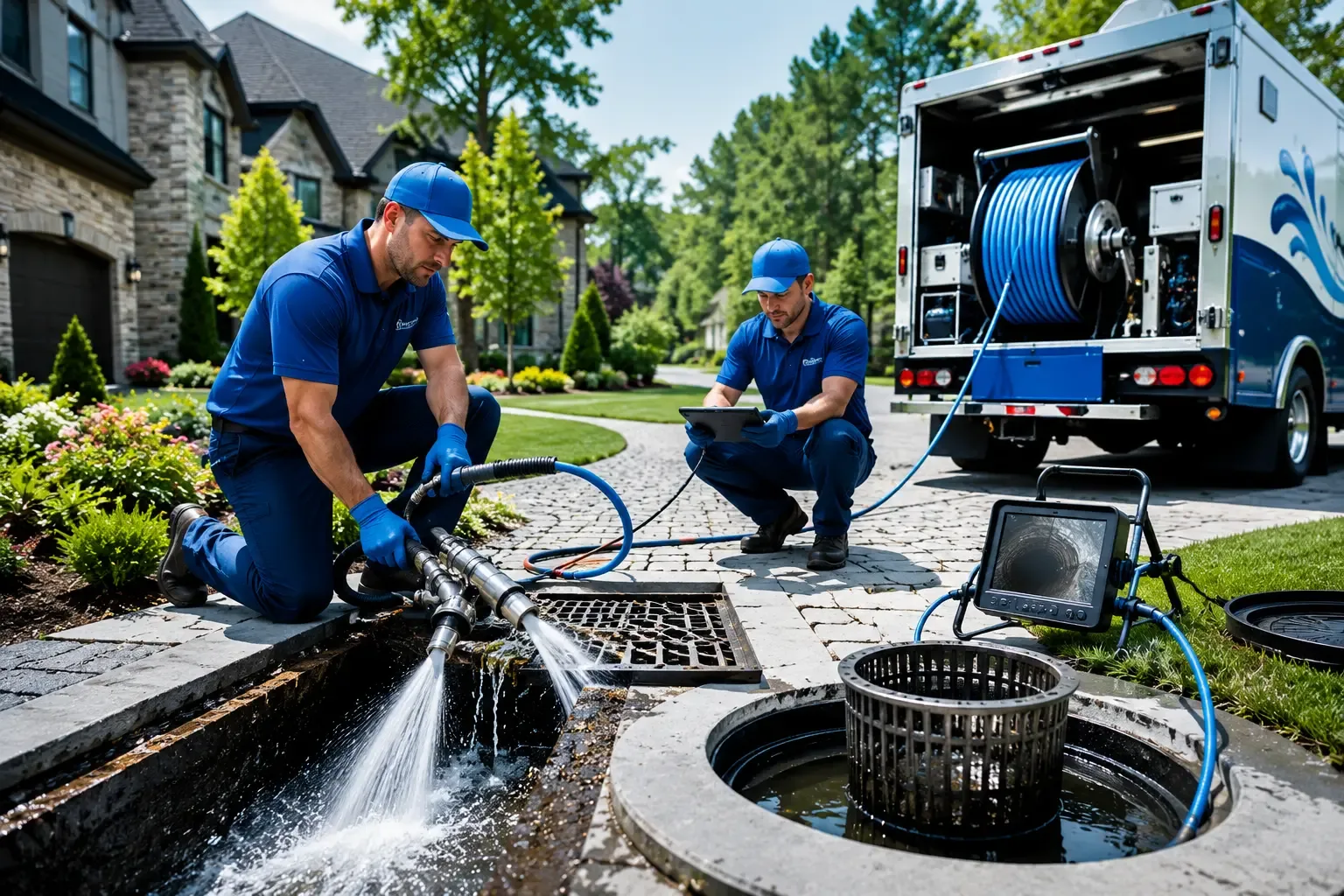 Local outdoor drain cleaning professionals in Fayetteville, TX