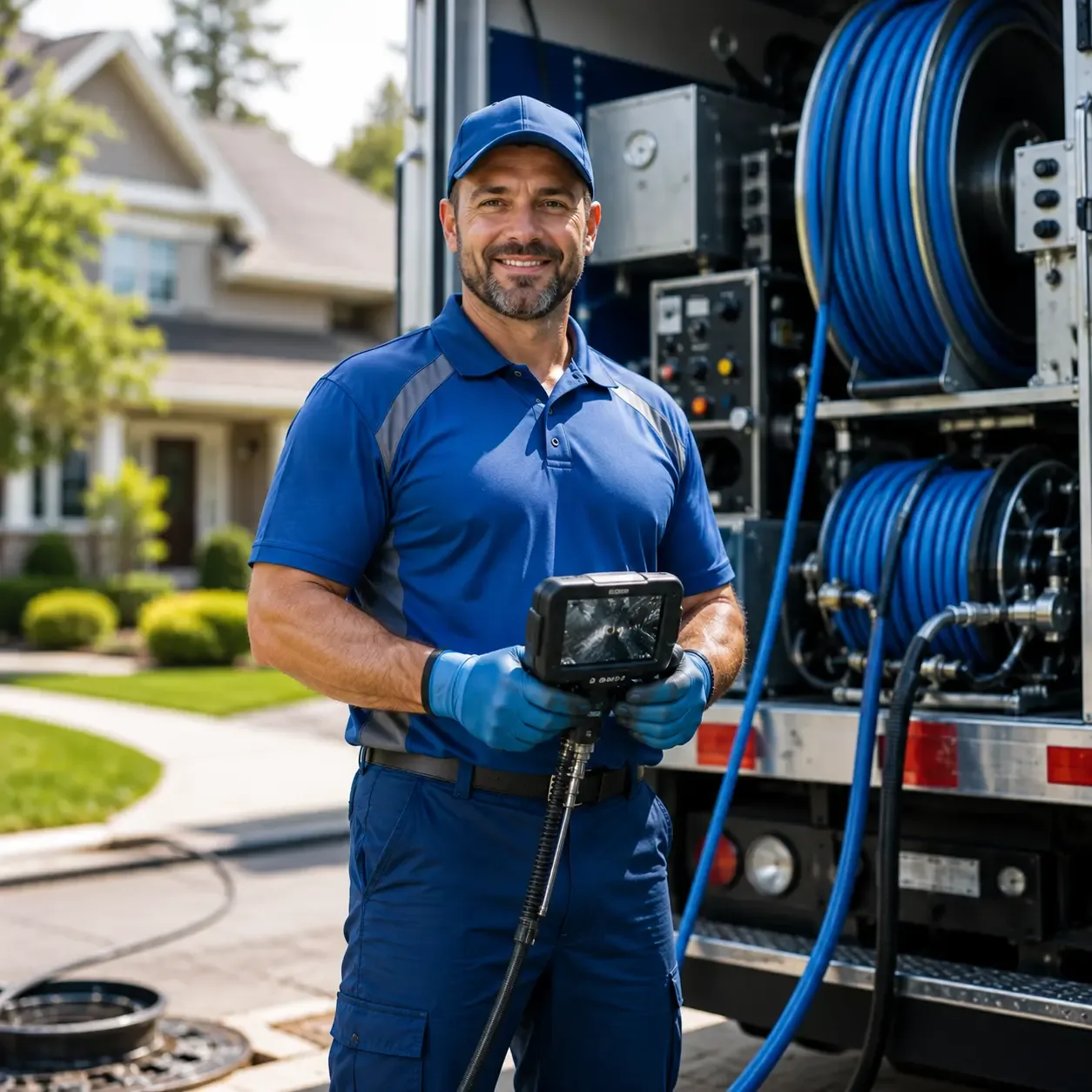 Local outdoor drain cleaning specialists in Fayetteville, TX